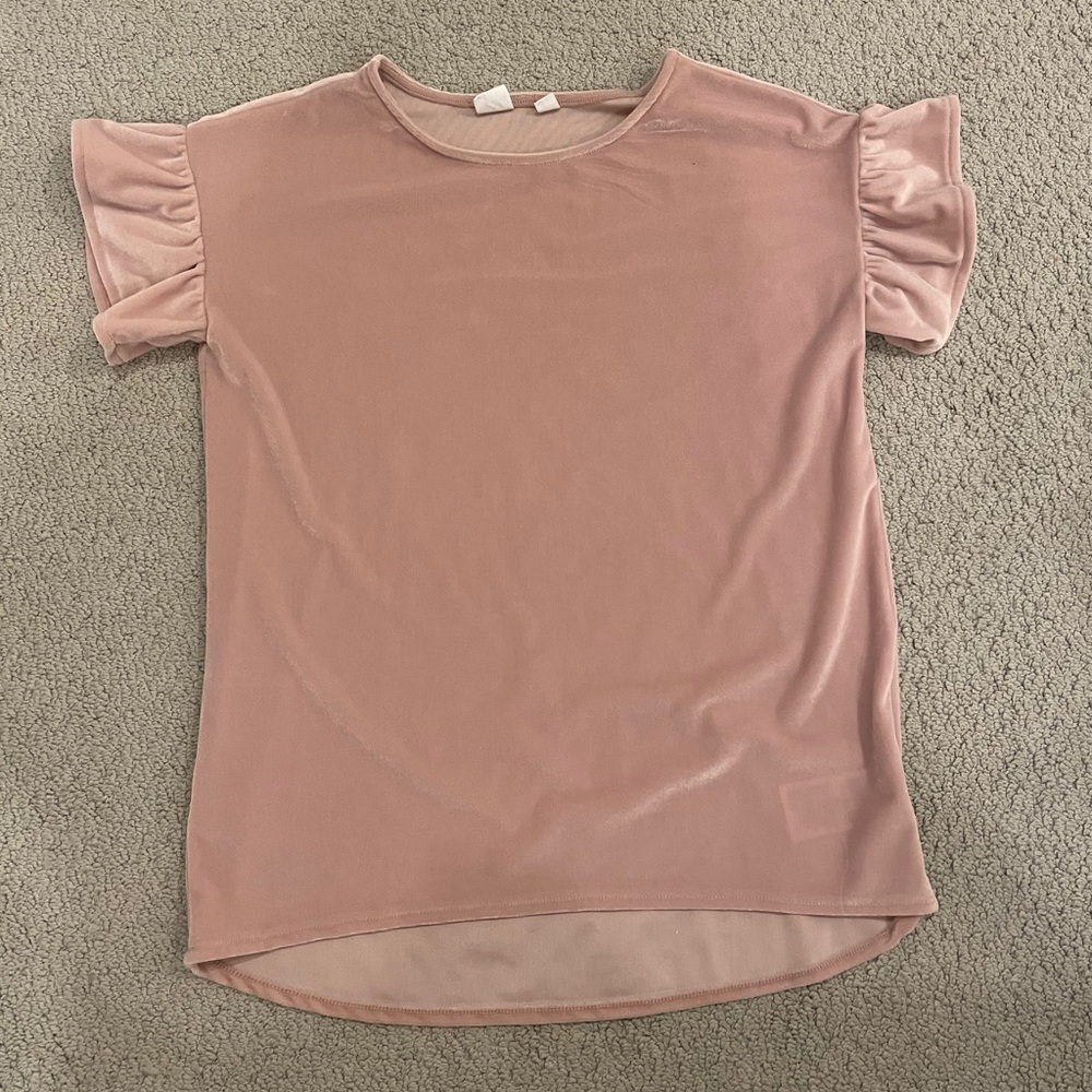 Gap kids light pink top size 12